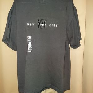 Embroidered Black NYC T-shirt